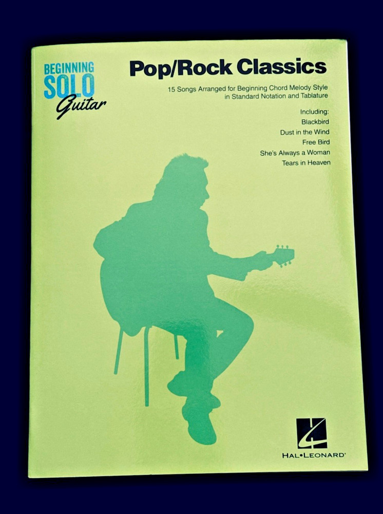 Beginning Solo Guitar: Pop/Rock Classics: Songbook