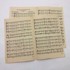 Anthem For Mixed Voices #332-40022 The God of Abraham Praise Booklet Vintage