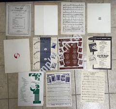 Vintage Sheet Music Lot 11 Frank Sinatra Tony Bennett Dean Martin Crooner Jazz
