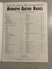 Pair of Acoustic Guitar Music Books Ultimate Beginner Basics Easy Classics NO CD