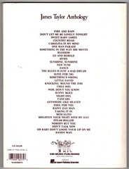 JAMES TAYLOR Anthology songbook Piano/Vocal 128 pages