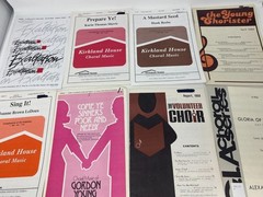 Lot 32 Vintage Choral Choir Church and School Variety Sheet Music Christmas SOLO