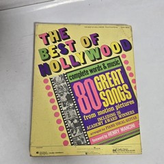 LOT Best of Hollywood Broadway Complete Words Music 80 Great Songs Guitar Vocal