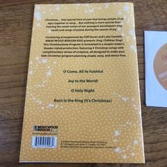 Sing, Children Sing! Christmas Program Kids Set Choir Solo CD Music Song Book