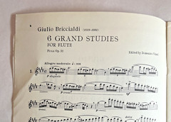 Giulio Briccialdi ~ Op. 31 ~ 6 Grand Studies ~ Flute ~ Italy ~ 1971