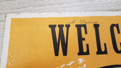 Sheet Music Welcome 1924 Tommie Malie Dick Finch Jack Little Barbelle Art