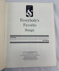 Everybody’s Favorite Songs Amsco Vintage Songbook Over 200 Songs Music