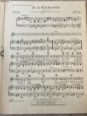 1929 IN A KITCHENETTE Sheet Music GOLD DIGGERS of BROADWAY