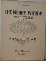 The Merry Widow – Franz Lehar – Sheet Music 1925