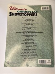 Ultimate Christmas Showstoppers Piano Vocal Guitar Chords Warner Bros Music Book