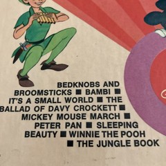 The Walt Disney Song Book Hardback 1974 Piano Voice Sheet Music Color Art Golden