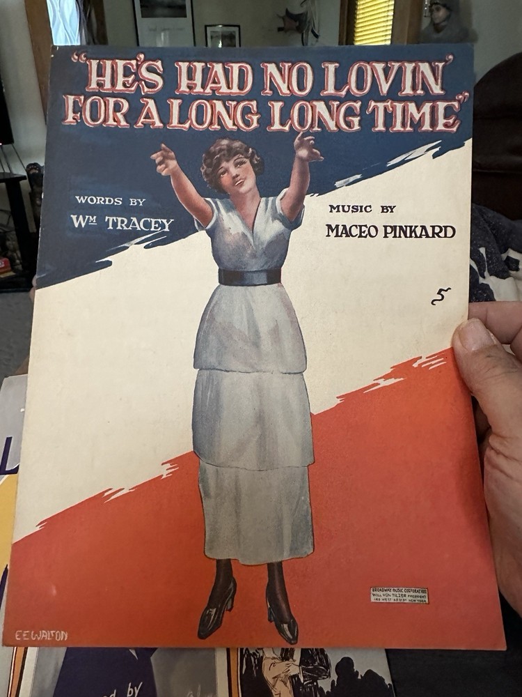 P 9×12 Vintage Sheet Music 3-pack