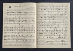 Gobs Of Love Redd Evans Sheet Music Piano Vocal Guitar 1942 Paramount USA SELLER