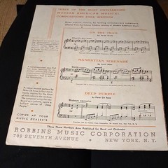 Robbins Music Corp. A-Tisket A-Tasket Sheet Music Voice Piano Pop Orch INT