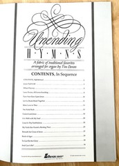 Unending Hymns Arranged for Organ by Tim Doran Sheet Music Book Lillenas 1993