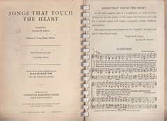 Songs That Touch The Heart Singspiration Series Alfred B Smith 1948