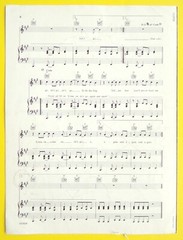 Come On Lets Go Sheet Music Piano La Bamba Movie Soundtrack Theme WB USA SELLER