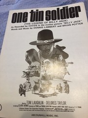 1974 COVEN/BILLY JACK sheet music ONE TIN SOLDIER
