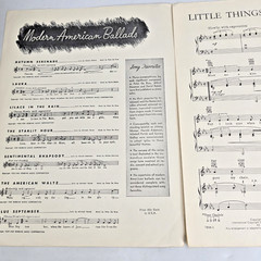 Little Things Mean A Lot 1954 Sheet Music Piano Lyrics Chords Lindeman Kallen