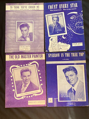 Sheet Music Lot 4 Count Every Star Sparrow In The Tree Top Old Master Painter
