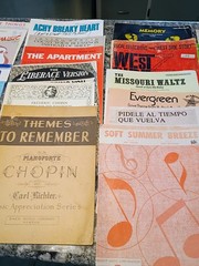 Lot Of 29 Assorted Vintage Sheet Music and music books multiple artists