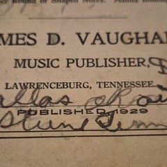 James D. Vaughan Trumpets of Jubilee Voice/Choir Religious Song Book (1929)