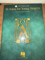36 Solos For Young Singers Sheet Music Song, Music For Marimba, And More