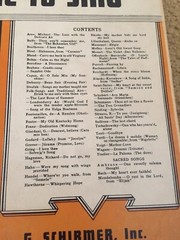 56 Songs You Like to Sing Sheet Music 200 Pages Song Book Vintage 1937