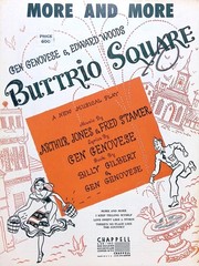 More And More Sheet Music Buttrio Square 1952 Musical Flop Fred Stamer Genovese