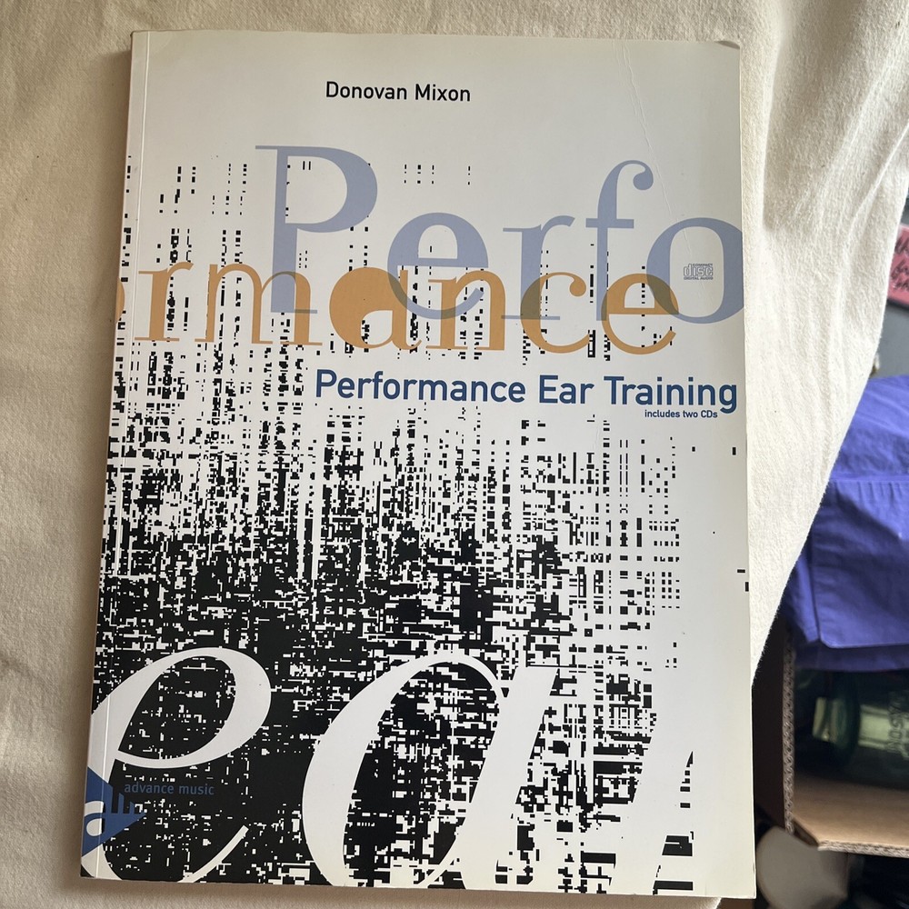 Advance Music Performance Ear Training Book and ONLY ONE CD