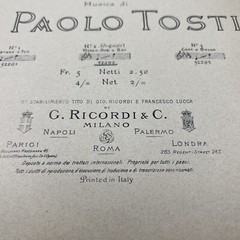 HAOLO TOSTI “MALIA” very Scarce/Rare Sheet music Paola Tosti Italy B1110