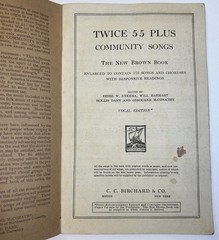 Twice 55 Plus Community Songs Sheet Music Book, C. C. Birchard & Co