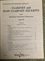 Clarinet Excerpts from Standard Orchestral Repertoire – Complete Set (4 Books)