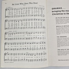 Jesus Of Nazareth Easter Service Choir Book Lillenas Sheet Music Cantata 1971