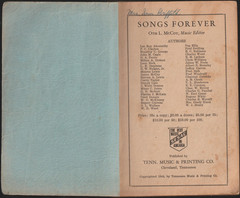 Songs Forever Gospel Hymns Voice Music Songbook 128 pages 1944 Vintage