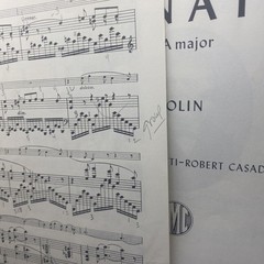 Vintage International Music Franck Sonata A Major Violin Piano Sheet Music USA