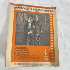 Bacharach & David Raindrops Keep Fallin&rsquo; On My Head Piano Musicals Sheet Music