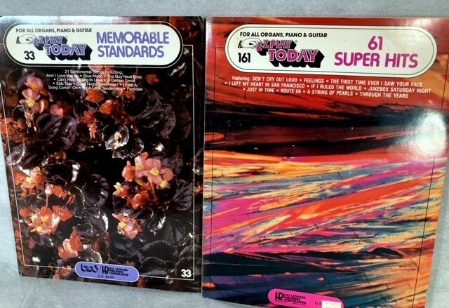 LOWERY EZ PLAY Sheet Music 61 SUPER Hits MEMORABLE SONGBOOK Piano Organ Guitar