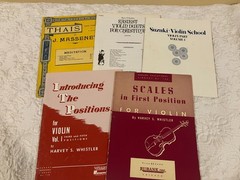Lot of 5 book for violin and piano ans solo violin