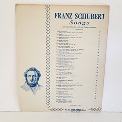 Vintage 1937 Wiegenlied German & English Piano Sheet Music Johannes Brahms