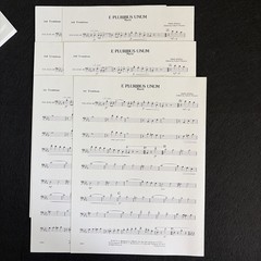 E Pluribus UNUM March Concert Band Sheet Music Complete Scores & Parts Jewell