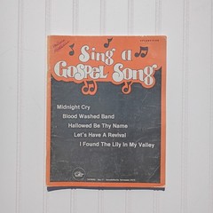 SING A GOSPEL SONG Songbook Vol 5 Daywind 1988 Southern Gospel Music 30 Songs