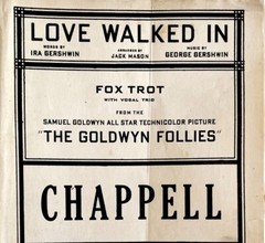 Fox Trot Sheet Music Gershwin 1938 Folio Orchestra Goldwyn Follies MGM DWAA19