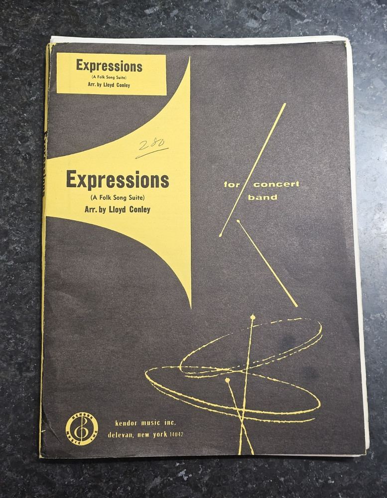 Expressions – Lloyd Conley – Score and Parts – Out Of Print