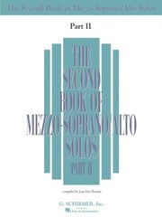The Second Book of Mezzo-Soprano Solos Part II Book Only Vocal NEW 050485222
