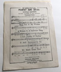 1935 Porgy and Bess SUMMERTIME Sheet Music George Gershwin A Minor/B Minor