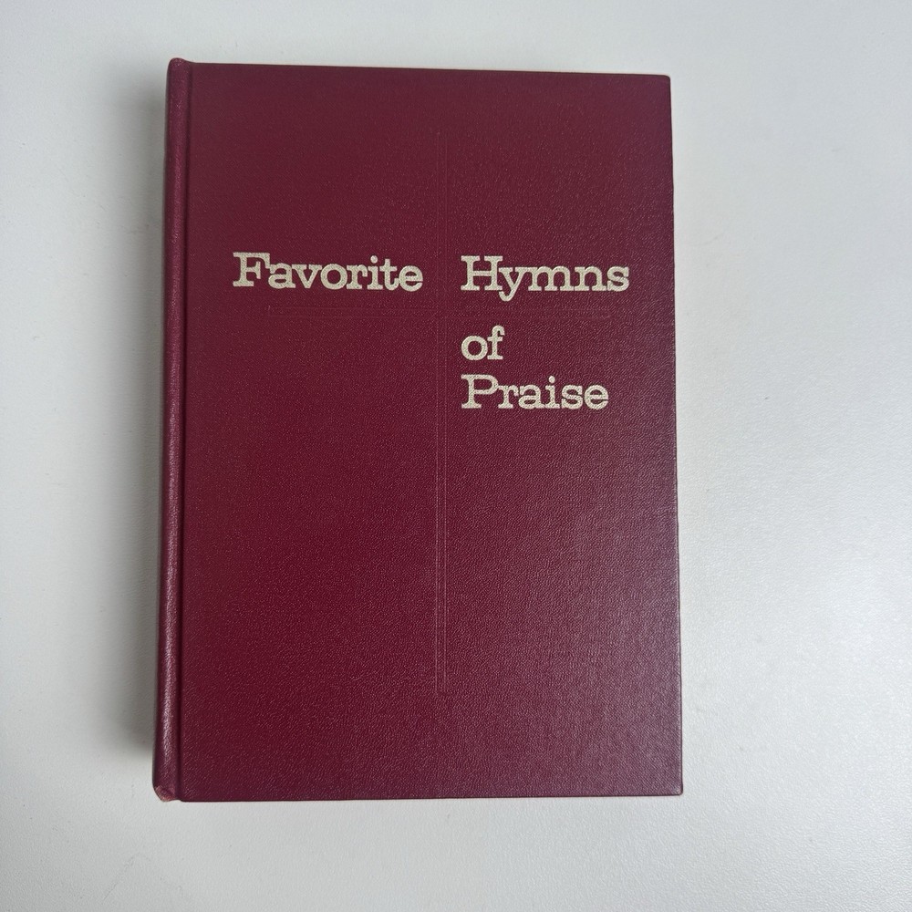 Favorite Hymns of Praise Hymnal Piano Song Book USA 1973 Religious Christian