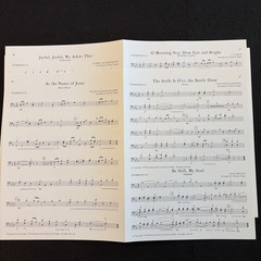 Sacred Brass Quartet Sheet Music Lot 4 Complete Sets Church Ensemble Music