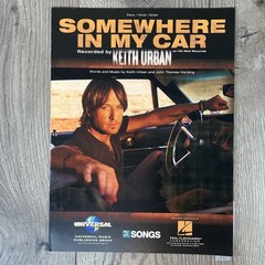 Somewhere in My Car Sheet Music Piano Guitar Vocal Keith Urban New Hal Leonard