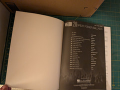 VH1 20 Great Power Ballads Piano Sheet Music Guitar Chords Lyrics Book